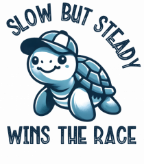 pentru iubitorii de țestoase - Slow but steady wins the race