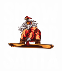 Snowboard Santa