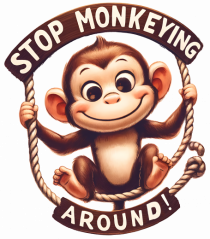 pentru prietenii animalelor - Stop monkeying around