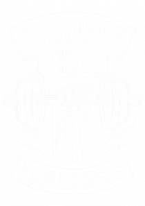 Stronger than your Excuses Gym White