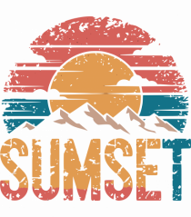 Summer Mountain Sumset