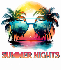 in stilul pop al anilor 80 - Summer nights