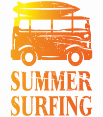 Summer Surfing Van