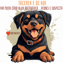 TACEREA E DE AUR - Rottweiller