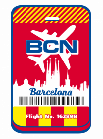 Barcelona airport tag