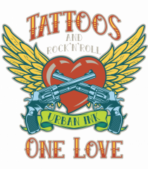 Tattoos And Rock' N' Roll One Love