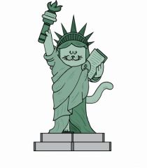 The Cat Statue of Liberty