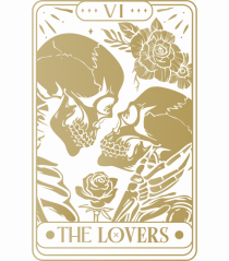 The Lovers Golden Tarot