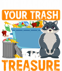 The raccoon your trash is my treasure
