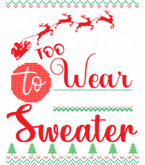 Too cute to wear an ugly sweater
