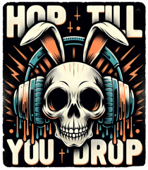 Hop till you drop - punk Easter bunny