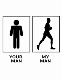 Man Running Design