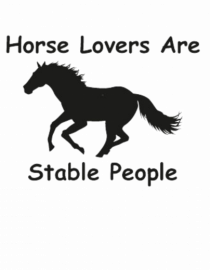 Horse Lover Black Design