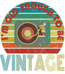 Vintage Vinyl Disc Player Retro Style