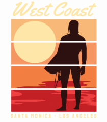 West Coast Santa Monica Beach
