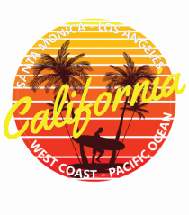West Coast Santa Monica Surfing