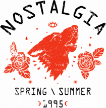 Roses Wolf Cool