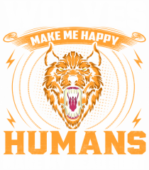 Wolves Make Me Happy Humans Make Me Head Hurt