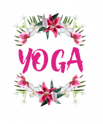 yoga floral design
