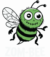 ZomBeeHalloween Funny Zombie Bee