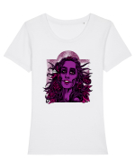 Beautiful Zombie Tricou mânecă scurtă guler larg fitted Damă Expresser