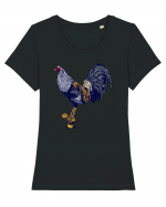 Game Fowl Tricou mânecă scurtă guler larg fitted Damă Expresser