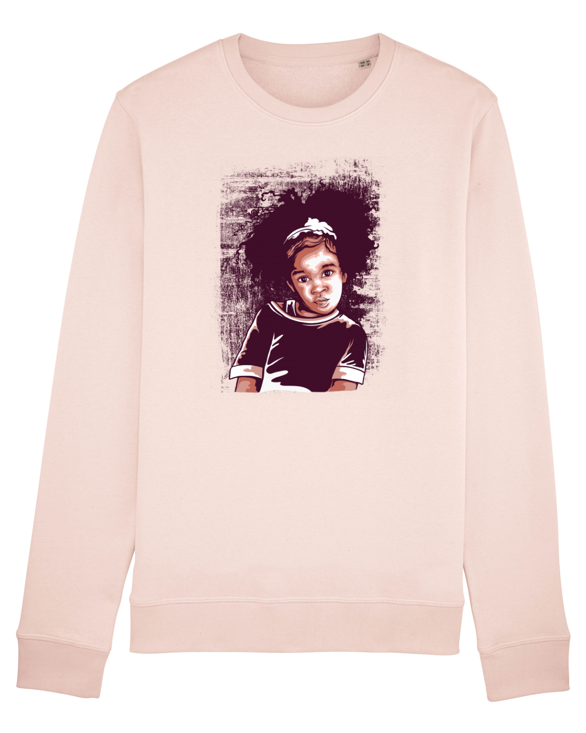 Bluză mânecă lungă Unisex Rise Candy Pink