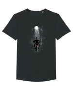 Forest  Night Rider Tricou mânecă scurtă guler larg Bărbat Skater