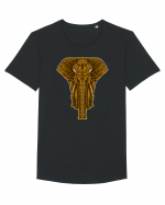 Golden Elephant Tricou mânecă scurtă guler larg Bărbat Skater