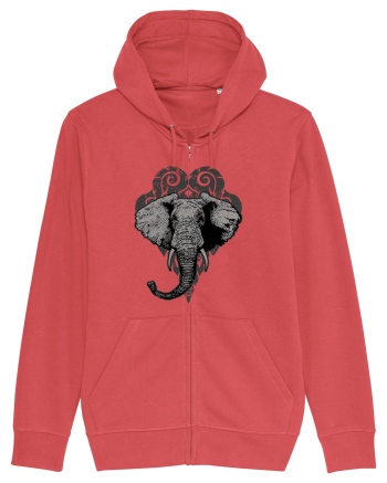 Retro Elephant Carmine Red
