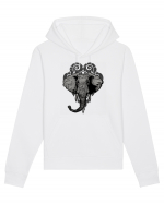 Retro Elephant Hanorac Unisex Drummer