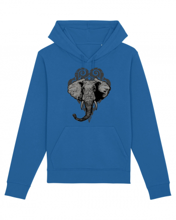 Retro Elephant Royal Blue