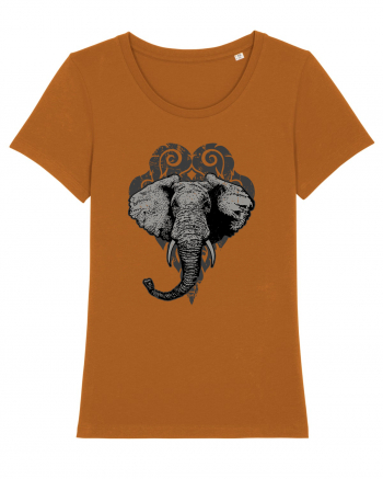 Retro Elephant Roasted Orange