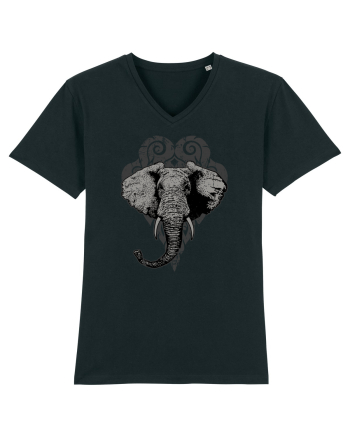 Retro Elephant Black