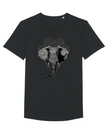 Retro Elephant Black
