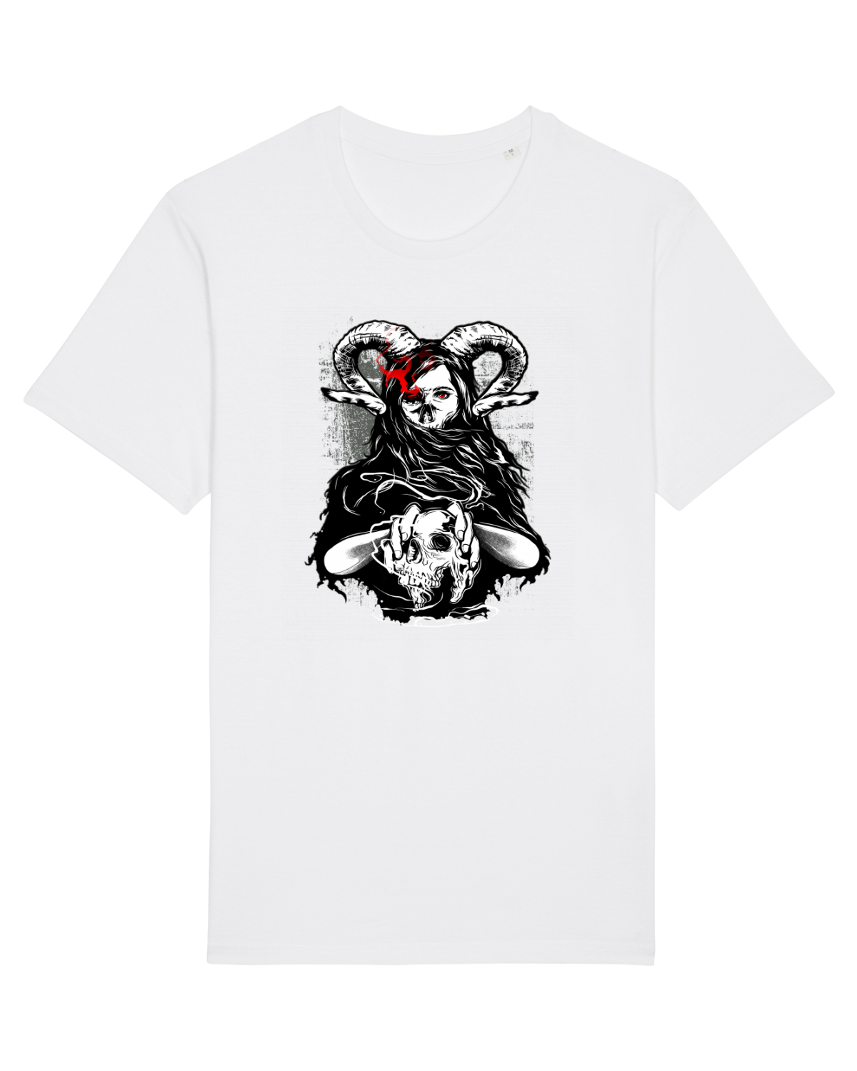 Tricou mânecă scurtă Unisex Rocker White