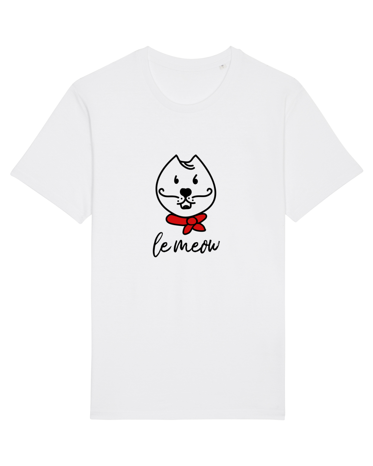 Tricou mânecă scurtă Unisex Rocker White