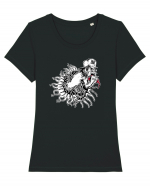 Bite Tricou mânecă scurtă guler larg fitted Damă Expresser
