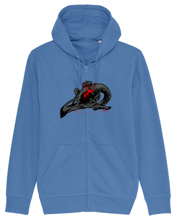 Bird Skull Bright Blue