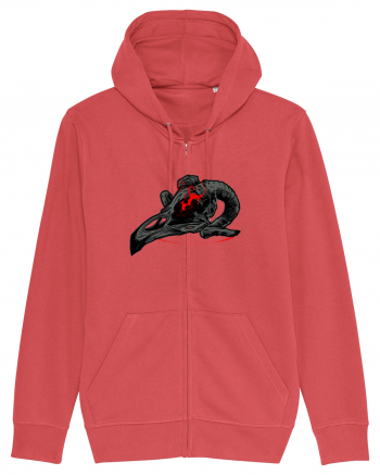 Bird Skull Carmine Red