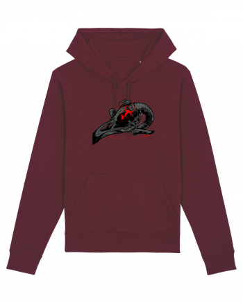 Bird Skull Burgundy