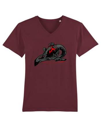 Bird Skull Burgundy