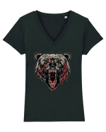 Bear Blood Tricou mânecă scurtă guler V Damă Evoker
