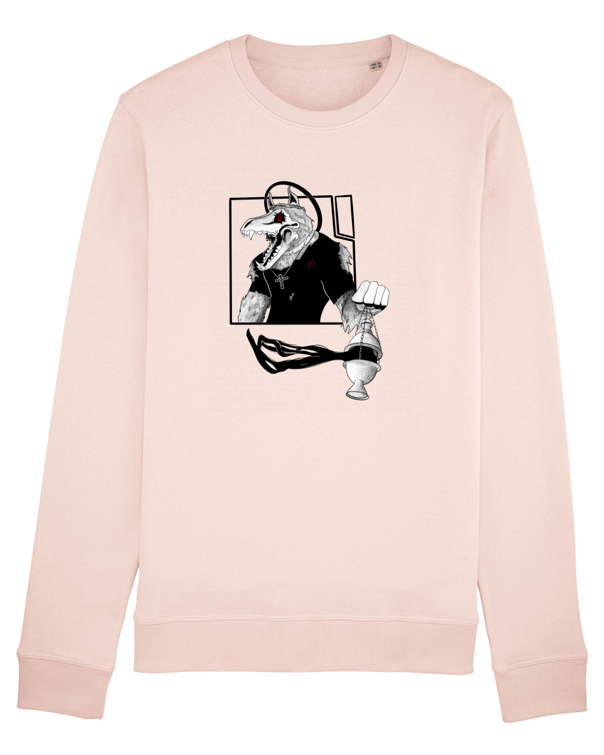 Bluză mânecă lungă Unisex Rise Candy Pink