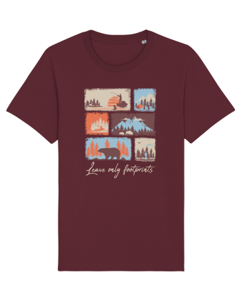 Natura - Lasa Doar Urme de Pași Burgundy