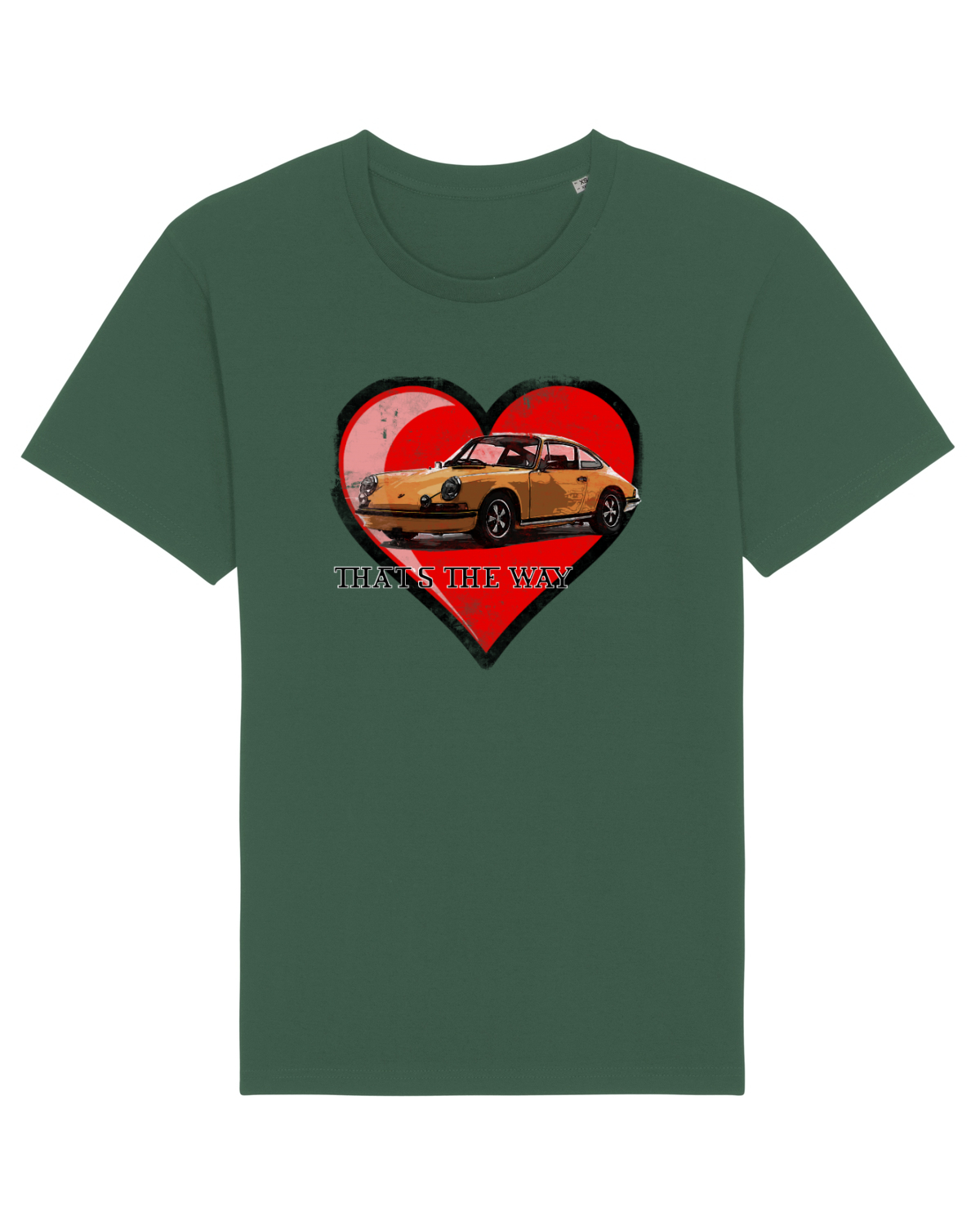 Tricou mânecă scurtă Unisex Rocker Bottle Green