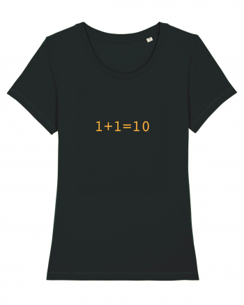 1+1=10 (in binary) Black