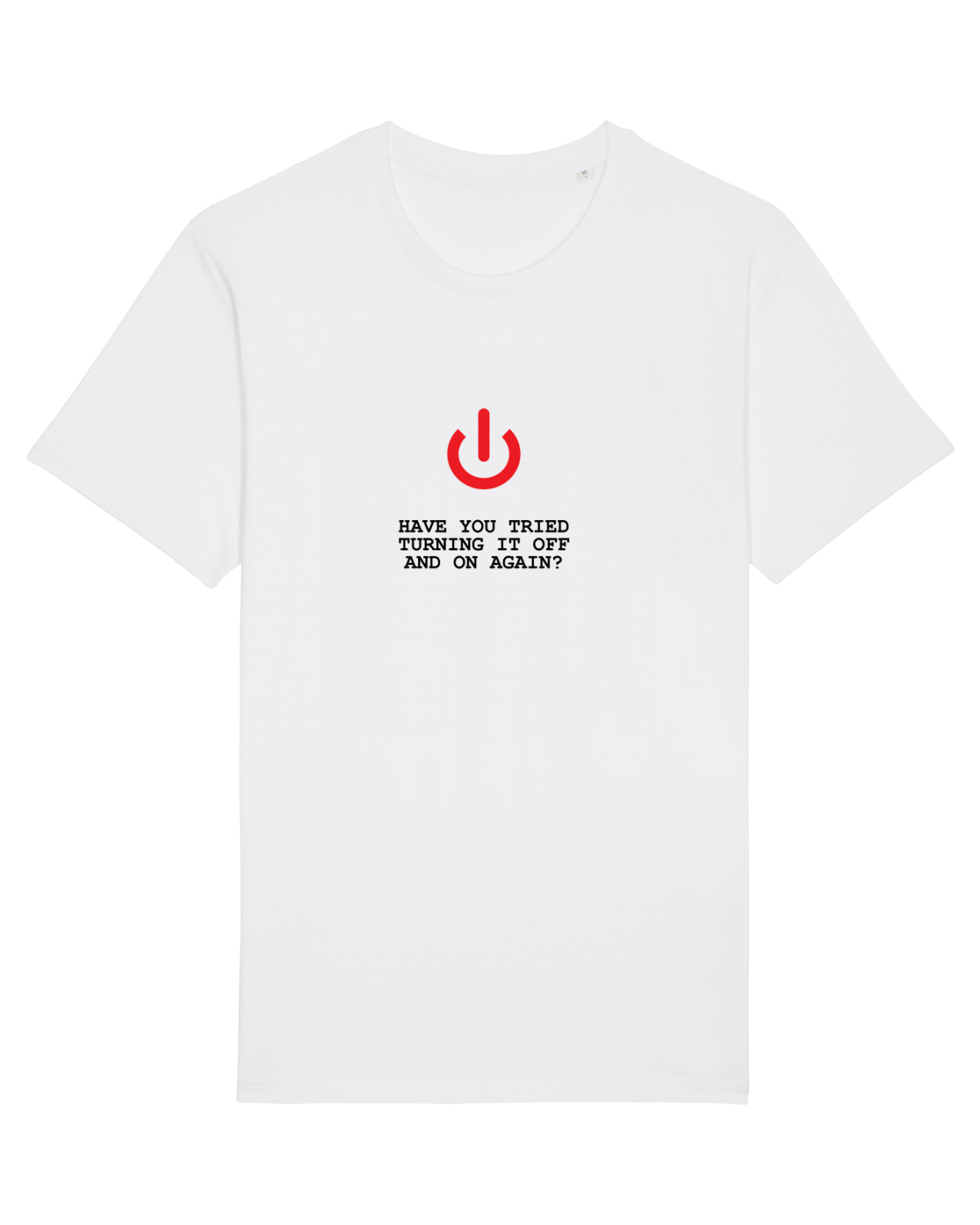 Tricou mânecă scurtă Unisex Rocker White