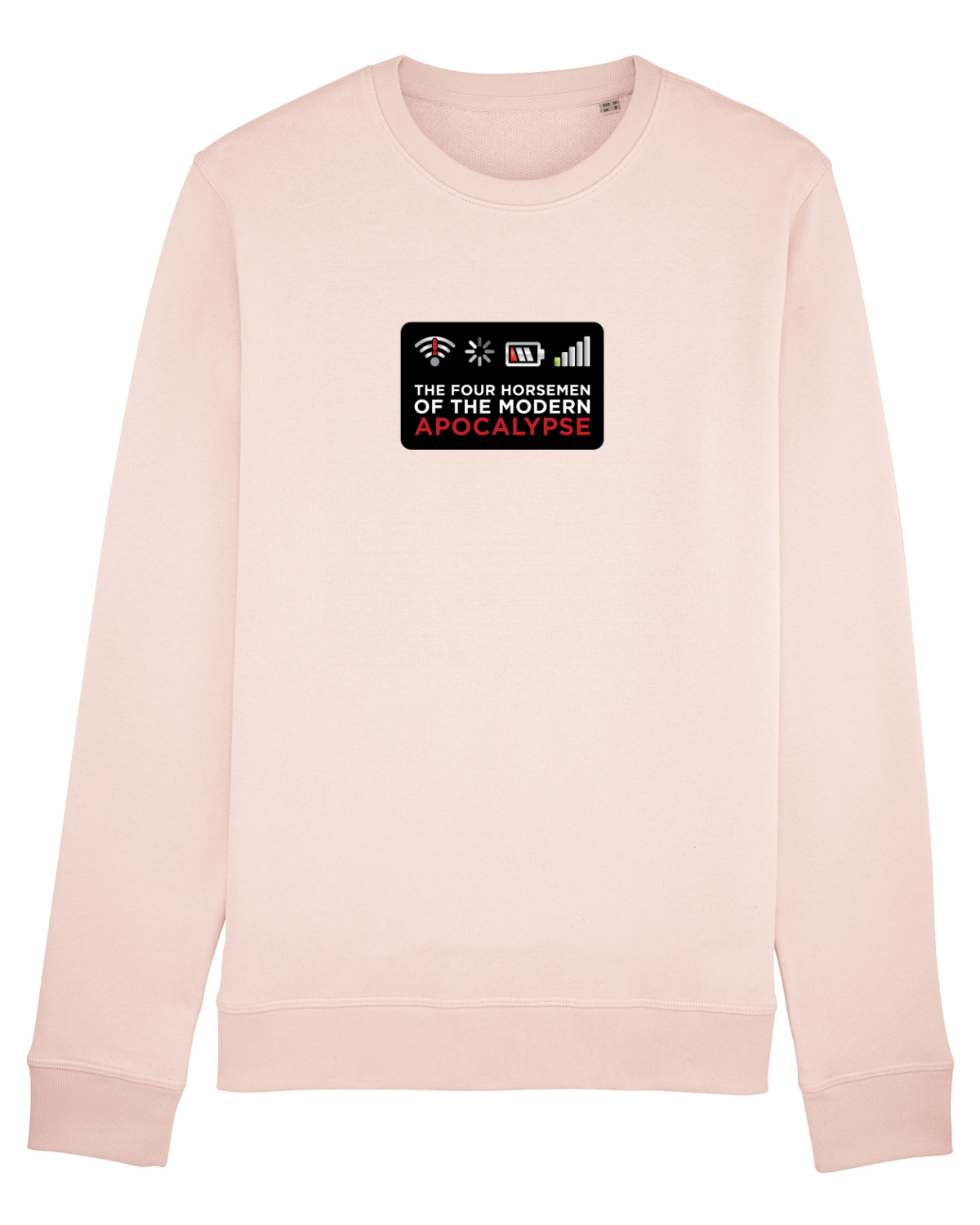 Bluză mânecă lungă Unisex Rise Candy Pink