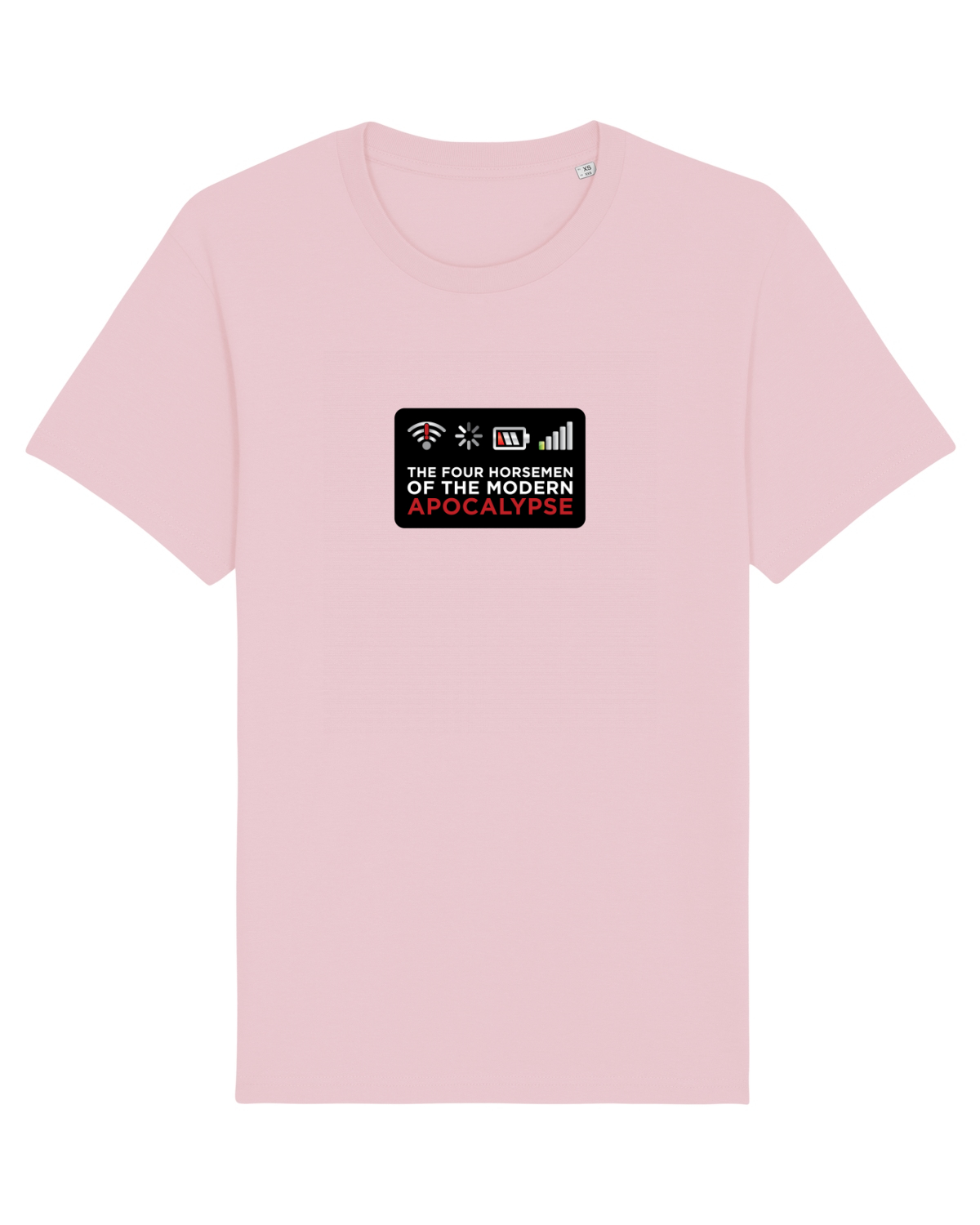 Tricou mânecă scurtă Unisex Rocker Cotton Pink